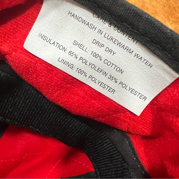 Vintage Carhartt NOS Blue canvas insulated Ear Flap Made in USA New - Picture 5 of 16